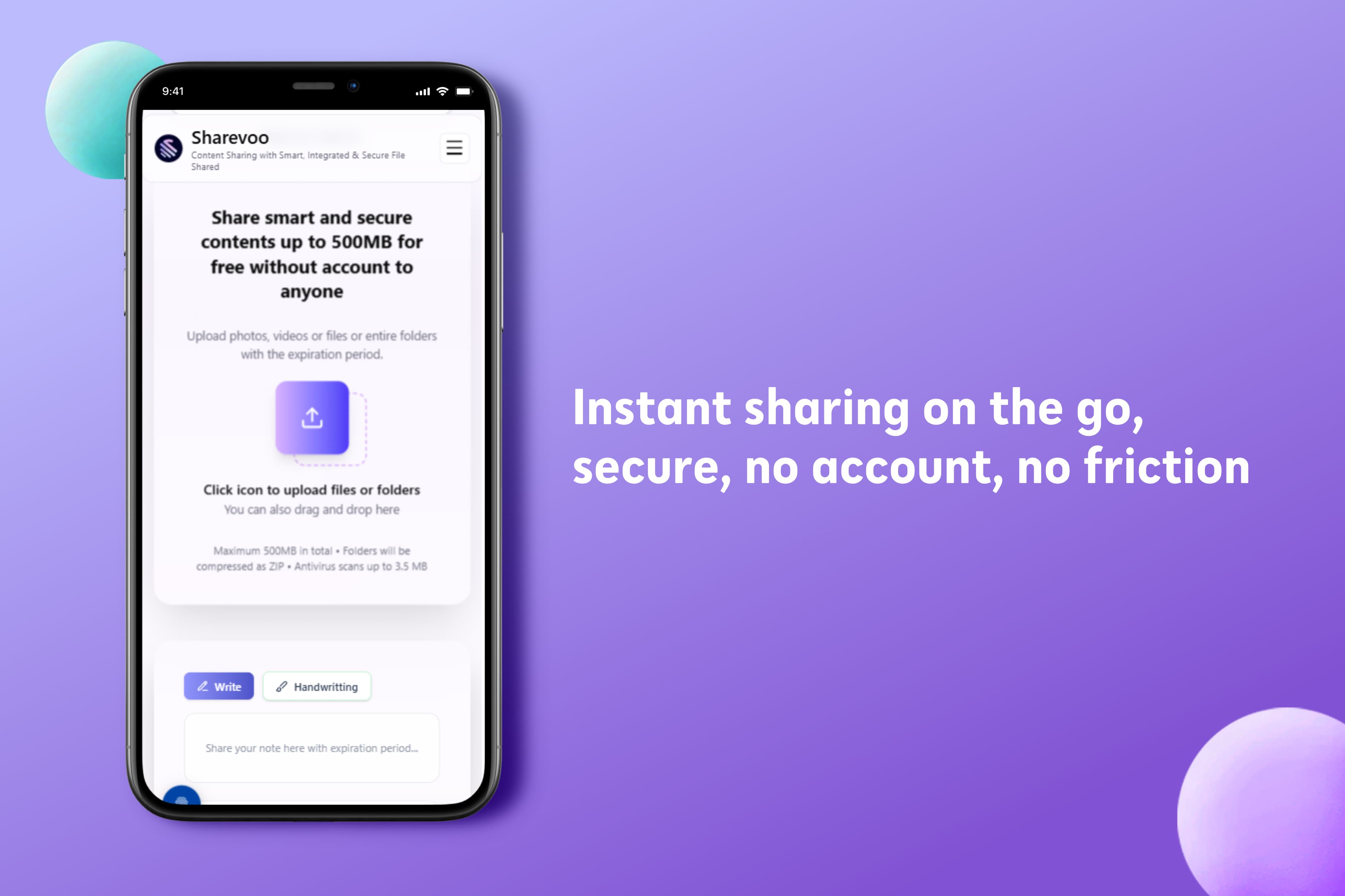 Tangkapan layar antarmuka aplikasi Sharevoo 4